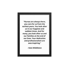 Load image into Gallery viewer, Kate Middleton Framed Poster