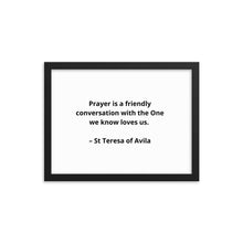 Load image into Gallery viewer, St Teresa of Avila New Age Framed Poster