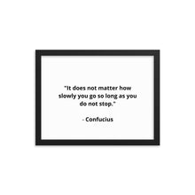 Load image into Gallery viewer, Spiritual Confucius Quote Framed Poster