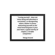 Load image into Gallery viewer, Self-Love Margo Anand Framed Poster