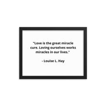 Load image into Gallery viewer, Self-Love Louise L. Hay Framed Poster