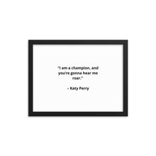 Load image into Gallery viewer, Music Katy Perry Framed Poster