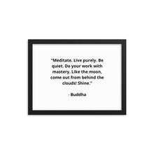 Load image into Gallery viewer, Spiritual Buddha Framed Poster