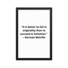 Load image into Gallery viewer, Herman Melville Framed Poster