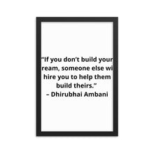 Load image into Gallery viewer, Dhirubhai Ambani Framed Poster