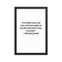 Load image into Gallery viewer, Michael Jordan Framed Poster