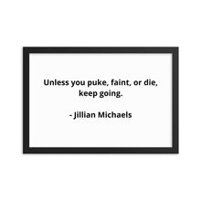 Load image into Gallery viewer, Jillian Michaels Framed Poster