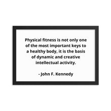 Load image into Gallery viewer, John F. Kennedy Framed Poster