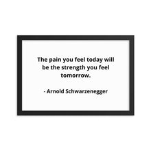 Load image into Gallery viewer, Arnold Schwarzenegger Framed Poster