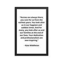 Load image into Gallery viewer, Kate Middleton Framed Poster