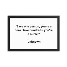 Load image into Gallery viewer, Unknown Framed Poster