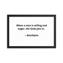 Load image into Gallery viewer, Aeschylus New Age Framed Poster