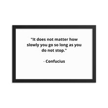 Load image into Gallery viewer, Spiritual Confucius Quote Framed Poster