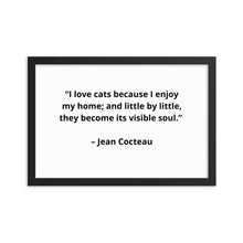 Load image into Gallery viewer, Pets Jean Cocteau Framed Poster