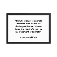 Load image into Gallery viewer, Pets Immanuel Kant Framed Poster