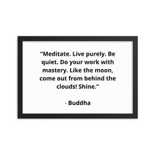 Load image into Gallery viewer, Spiritual Buddha Framed Poster