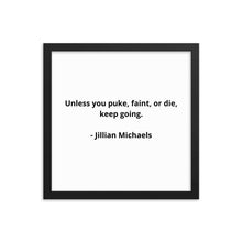 Load image into Gallery viewer, Jillian Michaels Framed Poster