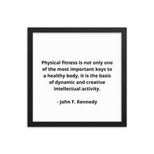 Load image into Gallery viewer, John F. Kennedy Framed Poster