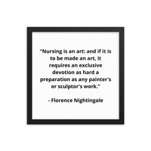 Load image into Gallery viewer, Florence Nightingale Framed Poster