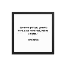 Load image into Gallery viewer, Unknown Framed Poster