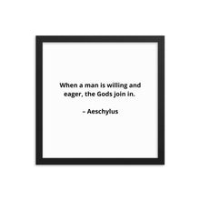 Load image into Gallery viewer, Aeschylus New Age Framed Poster