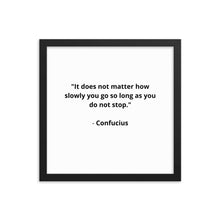 Load image into Gallery viewer, Spiritual Confucius Quote Framed Poster