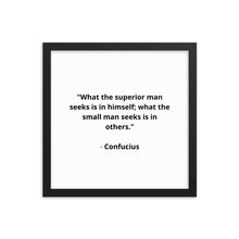 Load image into Gallery viewer, Spiritual Confucius 4 Framed Poster