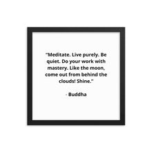 Load image into Gallery viewer, Spiritual Buddha Framed Poster