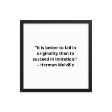 Load image into Gallery viewer, Herman Melville Framed Poster