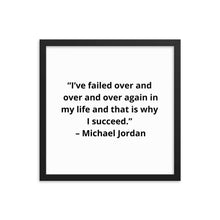 Load image into Gallery viewer, Michael Jordan Framed Poster