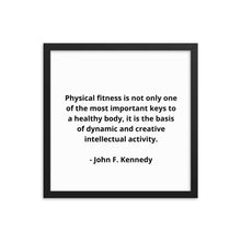 Load image into Gallery viewer, John F. Kennedy Framed Poster