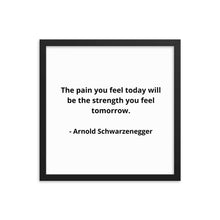 Load image into Gallery viewer, Arnold Schwarzenegger Framed Poster