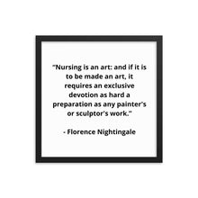 Load image into Gallery viewer, Florence Nightingale Framed Poster