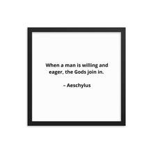 Load image into Gallery viewer, Aeschylus New Age Framed Poster