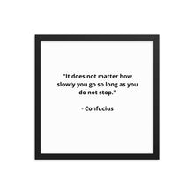 Load image into Gallery viewer, Spiritual Confucius Quote Framed Poster
