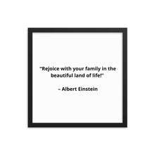 Load image into Gallery viewer, Family Albert Einstein Framed Poster