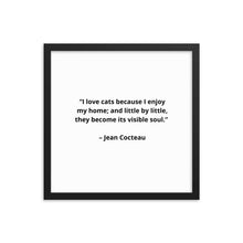 Load image into Gallery viewer, Pets Jean Cocteau Framed Poster