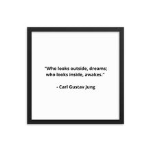 Load image into Gallery viewer, Self-Love Carl Gustav Jung Framed Poster