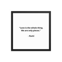 Load image into Gallery viewer, Romance Rumi Framed Poster