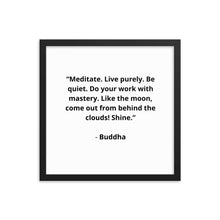 Load image into Gallery viewer, Spiritual Buddha Framed Poster