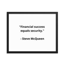 Load image into Gallery viewer, Steve McQueen Framed Poster