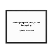 Load image into Gallery viewer, Jillian Michaels Framed Poster