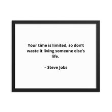 Load image into Gallery viewer, Steve Jobs Framed Poster