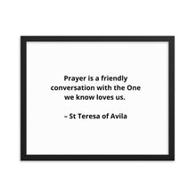 Load image into Gallery viewer, St Teresa of Avila New Age Framed Poster