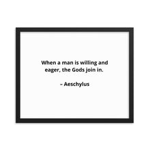 Load image into Gallery viewer, Aeschylus New Age Framed Poster