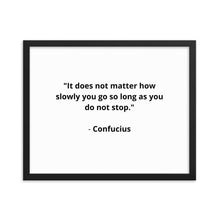 Load image into Gallery viewer, Spiritual Confucius Quote Framed Poster