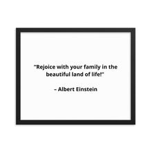 Load image into Gallery viewer, Family Albert Einstein Framed Poster