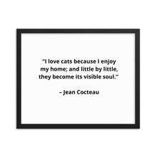 Load image into Gallery viewer, Pets Jean Cocteau Framed Poster