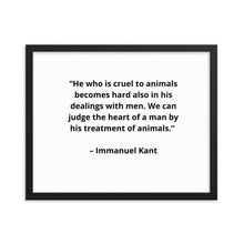 Load image into Gallery viewer, Pets Immanuel Kant Framed Poster
