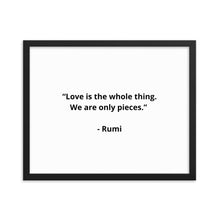 Load image into Gallery viewer, Romance Rumi Framed Poster